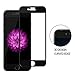 TURATA iPhone 8 7 6S 6 Screen Protector 0.3MM 9H 3D Full Coverage Tempered Glass Screen Cover with Bubble Free Anti-Fingerprint and Oil Stain for iPhone 8 7 6S 6 (Black)