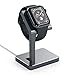 Satechi Aluminum Apple Watch Charging Stand Dock - Compatible with Apple Watch Series 5/4/3/2/1 - Both 38mm and 42mm Models (Space Gray)