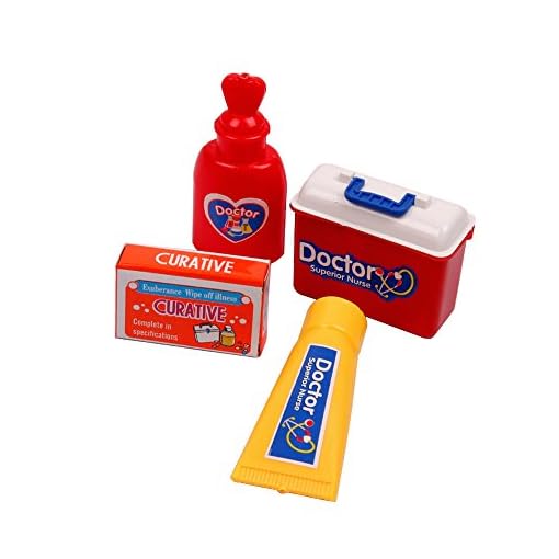 Youtop Educational Doctor Medical Kit Pretend Play Purple Set for Toddlers - Image 6