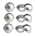 WARMBUY 12 Pcs DIY Metal Bath Bomb Molds, Set of 6