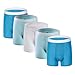 Counting Stars Boxer Briefs Men's Undearwear Men Pack of 5 Cotton Mens Underwear Boxer Briefs S M L XL XXL (X-Large/39-41, White/Sky Blue/Blue Underwear)…
