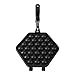 GOTOTOP Double Sided Eggettes Aluminum Alloy Non-Stick Pan Bubble Egg Waffle Maker for Home Party Coffee Tea
