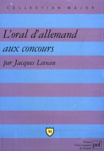 L' oral d'allemand aux concours