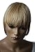 CAISHA 100% HUMAN HAIR Clip in Bangs Fringe Hair Piece Hair Extension Blonde Mix H313a