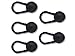 25-Pack Waistband Extender Set - 5 x White Button, 5 x Black Button, 5 x Spring Metal Button, 5 x Cotton Hook, 5 x Cotton Button Extenders