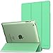 MoKo Case Fit iPad 2/3/4 - Ultra Lightweight Slim Smart Shell Stand Cover with Translucent Frosted Back Protector Fit iPad 2/The New iPad 3 (3rd Gen)/iPad 4, Mint Green (with Auto Wake/Sleep)