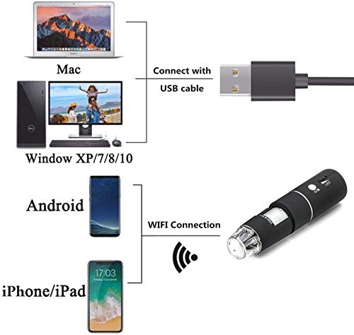 3 Microscope+Wireless+Handheld+Magnification+Magnifier
