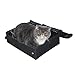 Petleader Collapsible Portable Cat Litter Box Black/Gray for Travel Light Weight Foldable (Black)