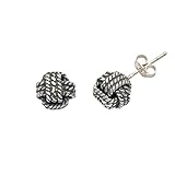 Stainless Steel Love Knot Stud Earrings