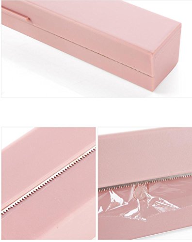 Voberry Food Wrap Dispenser, Foil and Cling Film Cutter Plastic Storage Holder Kitchen Accessories (Pink)