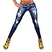 Fvanor 9018 Blue Women Skinny Jeggings Stretchy Sexy Soft Leggings Tights Skinny Pants