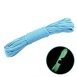 MOLIBAIHUO-Sports Outdoor Products Outdoor Emergency Gear 20m 9-Core Nylon+Polyester Full-Light Outdoor Camping Tent Rescue Bundled Fluorescent Climbing Rope