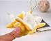 TECH-P® Creative Life Mini Peel Soft Banana Phone Bag Keychain Pendant Decoration for Home Wall Party Decorations (Banana 10/Set-1.5