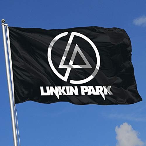 Wanghaojiemimi Linkin Band Park 2017 New Hexagon Logo 3x5 Foot Home Garden Decor Flag