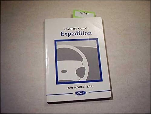 2001 Ford Expedition Owners Manual Ford Amazon Com Books