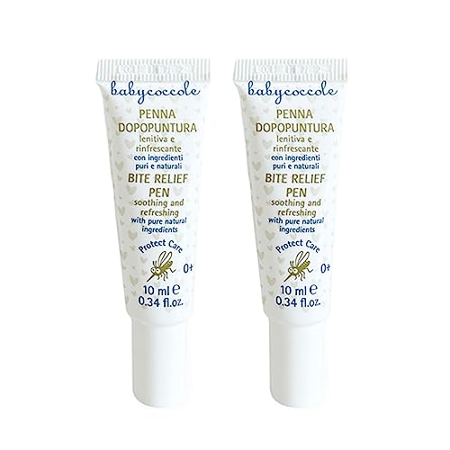 Babycoccole 2-Piece AFTER Bite Mosquito and Insect Pen Kit for Children. Fast Action, Soothing and Refreshing. With Natural Ingredients. Dermatologically Tested for Sensitive Skin – 2 x 10 ml