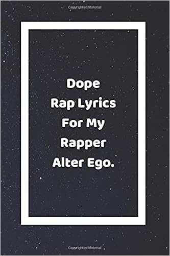 Dope Rap Lyrics For My Rapper Alter Ego Funny White Elephant Gag Gifts For Coworkers Going Away Birthday Retirees Friends Family Secret Santa For Adults New Years Resolution