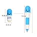 DTOL 6PCS Smiling Face Pill Shape Ballpoint Pen Cute Cartoon Favor Retractable Ball Pen