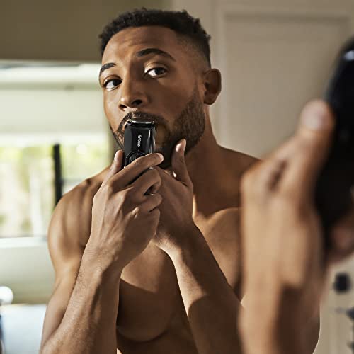 MANSCAPED® The Face Grooming Duo Contains: The Beard Hedger® Premium Precision Beard Trimmer and The Weed Whacker® 2.0 Nose and Ear Hair Trimmer