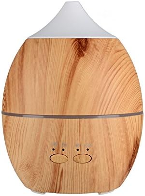 Aroma Diffuser 300ML Electric Ultrasonic Humidifier Aromatherapy Cool Mist Humidifier with Timer Settings,Whisper-Quiet for Office,Home,Bedroom,Living Room,Yoga,Spa - Light Wood Grain