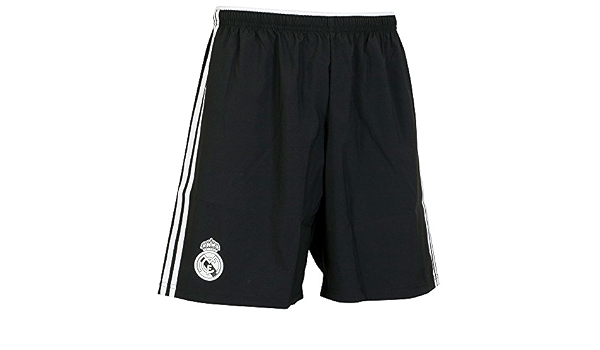 adidas Pantalones Cortos de Real Madrid 3ª 2014 – 2015 Negro Negro  Talla:M-34 : Amazon.es: Ropa