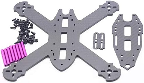hskrc twe210 210mm wheelbase 4mm arm 3k carbon fiber x type fpv racing frame kit for rc drone
