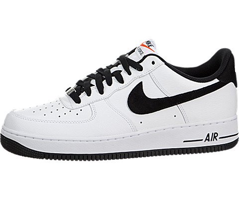 Nike Men's Air Force 1 White/Black Basketball Shoe 9.5 Men US