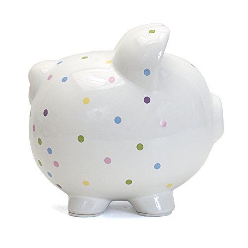 Child to Cherish Ceramic Confetti Piggy Bank