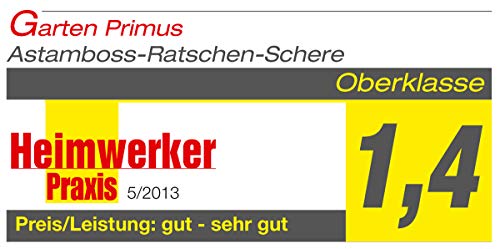 Garten Primus Astschere, Astamboss - Ratschenschere, schwarz / orange, 67 x 28 x 3,5 cm, 01100 – Bild 8