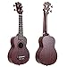 Kmise Beginner Ukulele Kit 4 String Vintage Soprano Ukele Right Hand 21 Inch Hawaiian Ukuleles With Starter Pack ( Gig Bag Tuner Strap String Instruction Booklet ) (KME21S)