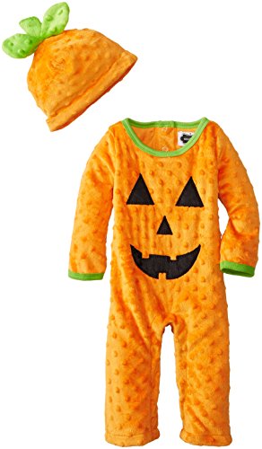 Mud Pie Unisex-Baby Newborn Pumpkin One Piece and Hat