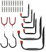brackit 10x Garage Hooks Heavy Duty 30pc Set Wall Mounted Storage view 2