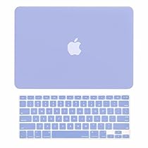 TOP CASE - 2 in 1 Bundle Deal Air 13-Inch Rubberized Hard Case Cover and Matching Color Keyboard Cover for Macbook Air 13