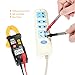 Dr.meter PM2016S Smart Digital Clamp Meter, Auto-Ranging Multimeter with Voltage AC Current and Resistance Capacitance Tester