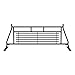 ARIES 111000 Classic Heavy-Duty Black Steel Truck Headache Rack Cab Protector, Select Chevrolet, Ford, Dodge, GMC, Ram