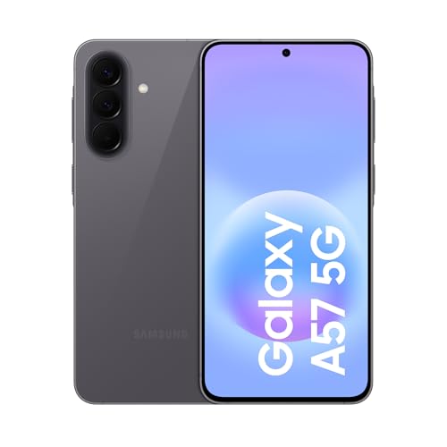 Samsung Galaxy A57 5G, 256GB, 3 anni di Garanzia, Smartphone sottile, Cerchia e Cerca, Gomma Oggetto, Volto Migliore, Tripla Camera, IP68, 5.000 mAh, Awesome Gray [Versione Italiana]