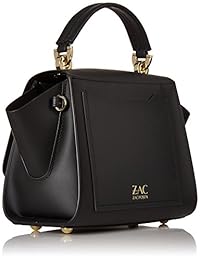 Zac Zac Posen Eartha parte superior Mango crossbody-black con perlas