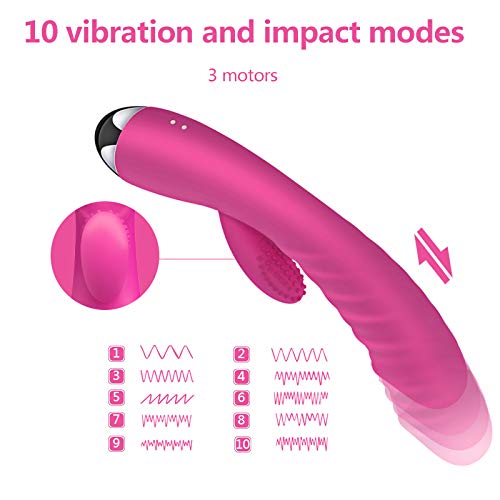 Wireless Wand Massager Handheld Personal Body Therapeutic Massage 10 Vibration Modes Cordless Waterproof Portable Magic for Back Neck Shoulder Legs - Thumbnail 2