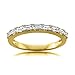 14k Yellow Gold Baguette Diamond Bridal Wedding Band Ring (1/2 cttw, I-J, VS2-SI1), Size 8