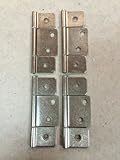 Mobile Home Parts 4 New Interior Door Hinges Stainless Steel- Nickel.