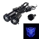 Spoya Blue The Transformers Autobots Wired CREE 3W LED Car Door Logo Shadow Ghost Light Welcome Courtesy LED Projector Lights