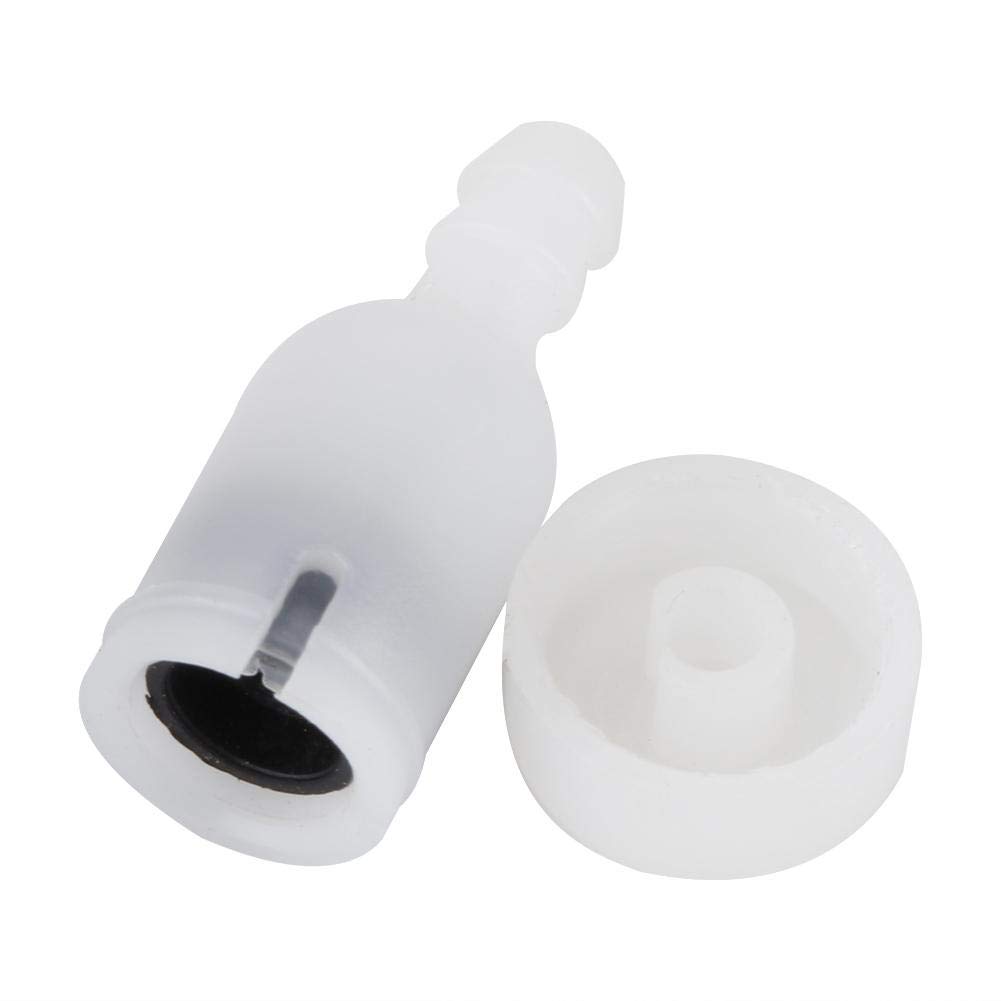 Fuel Line Vent, Dependable Replacement Effortless Installation Versatile Chainsaw Trimmer Parts 20-Piece 1-Inch Plastic White Grommet for Garden Tools