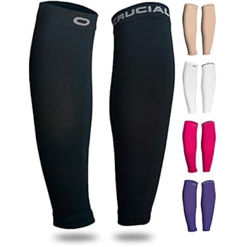 Calf Compression Sleeve for Men & Women (20-30mmHg) - Best Calf Compression Socks for Running, Shin Splint, Calf Pain Relief, Leg Support Sleeve for Runners, Medical, Air Travel, Nursing, Cycling