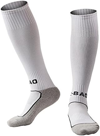 YohopeUnisex Knee High Striped Sports Football/Soccer/Hockey Tube Cotton Socks for Kids 8-13 years