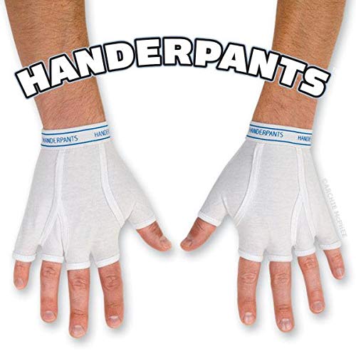 Archie McPhee Handerpants Briefs Underpants for Your Hands, 1 pack, White - Thumbnail 2