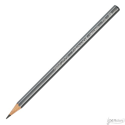Caran D'ache Grafwood Graphite Pencil - 2B (775.252)