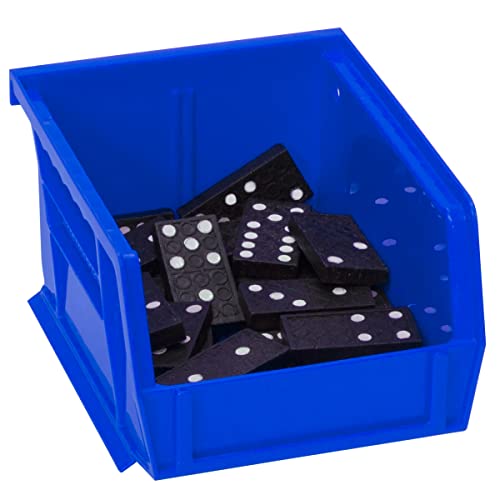 AkroMils 08212BLUE 30210 AkroBins Plastic Storage Bin Hanging Stacking
