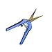 Happy Hydro - Trimming Scissors - Curved Tip - Titanium Coated Blades with Spring-Loaded Comfort Grip Handles - 1 Pack