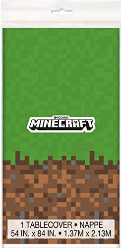 Amazon マインクラフト パーティー用品 16個用 ピクセルハッピーバースデーバナー マインクラフトディナーとデザートプレート ナプキン テーブルクロス 誕生日カード Jpmd Party House 6個セット パーティーグッズ おもちゃ