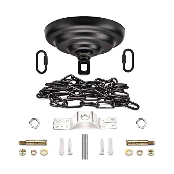 Kocent Heavy Duty Canopy Kit and 6 feet Pendant Light Fixture Chain for